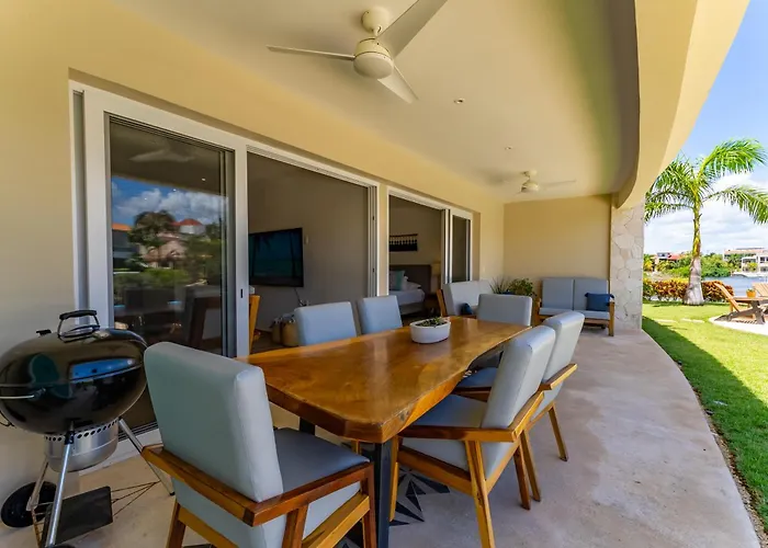 Lagoonfront With Pool And Access * Puerto Aventuras