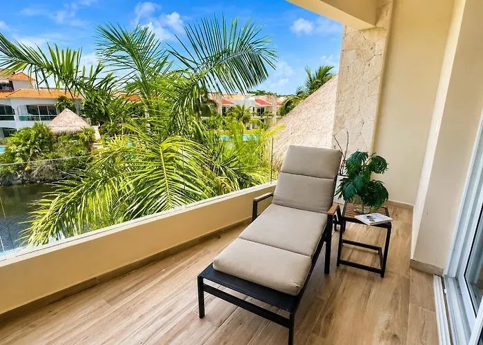 Lagoonfront With Pool And Access Apartment Puerto Aventuras